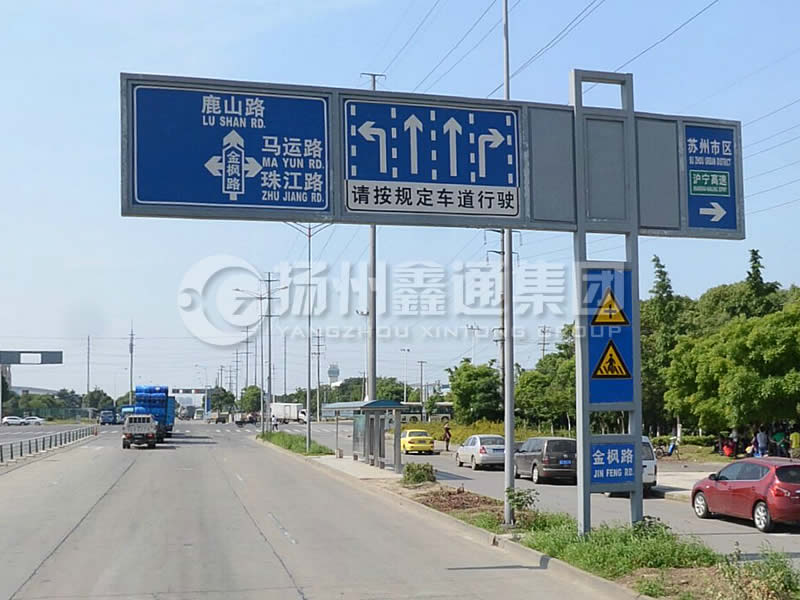 BZG-012，交通標(biāo)志桿，框架交通標(biāo)志桿