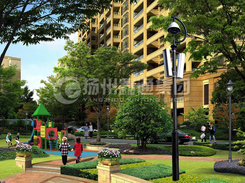 DJG-027，電子警察桿，小區(qū)監(jiān)控桿