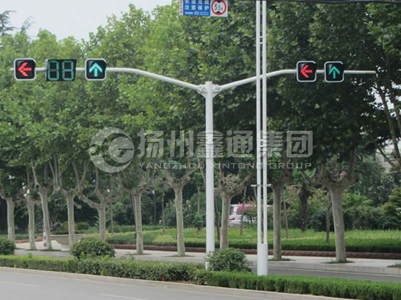 XHDG-041，Y型雙挑信號(hào)燈桿