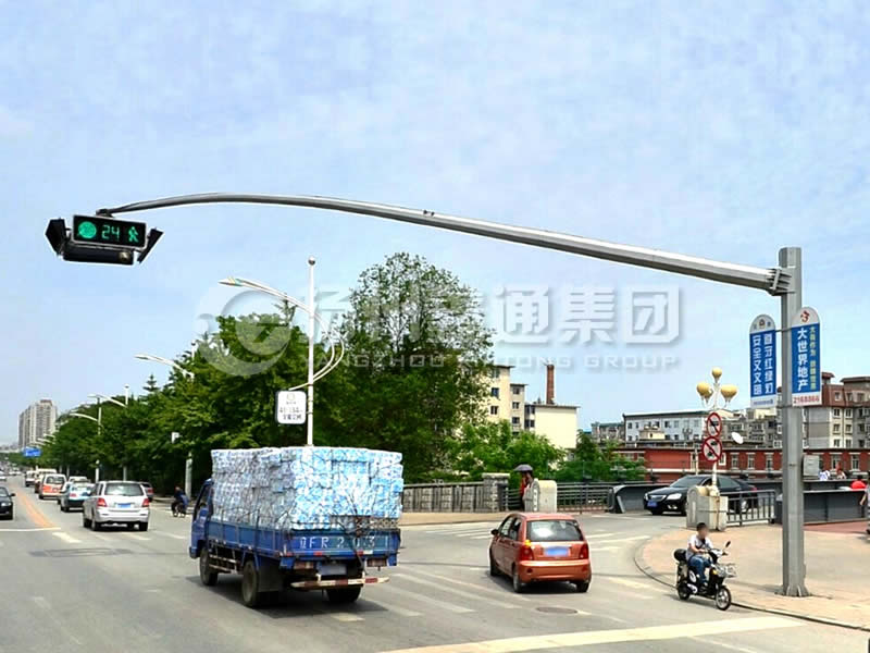 XHDG-048，吊籠式信號(hào)燈桿，吉林信號(hào)燈桿