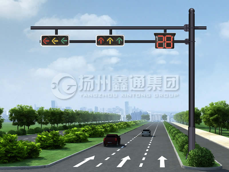 XHDG-061，F(xiàn)型信號燈桿，晉中信號燈桿